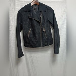 Free Press Full Asymmetrical zip Moto Jacket.  Ladies size s